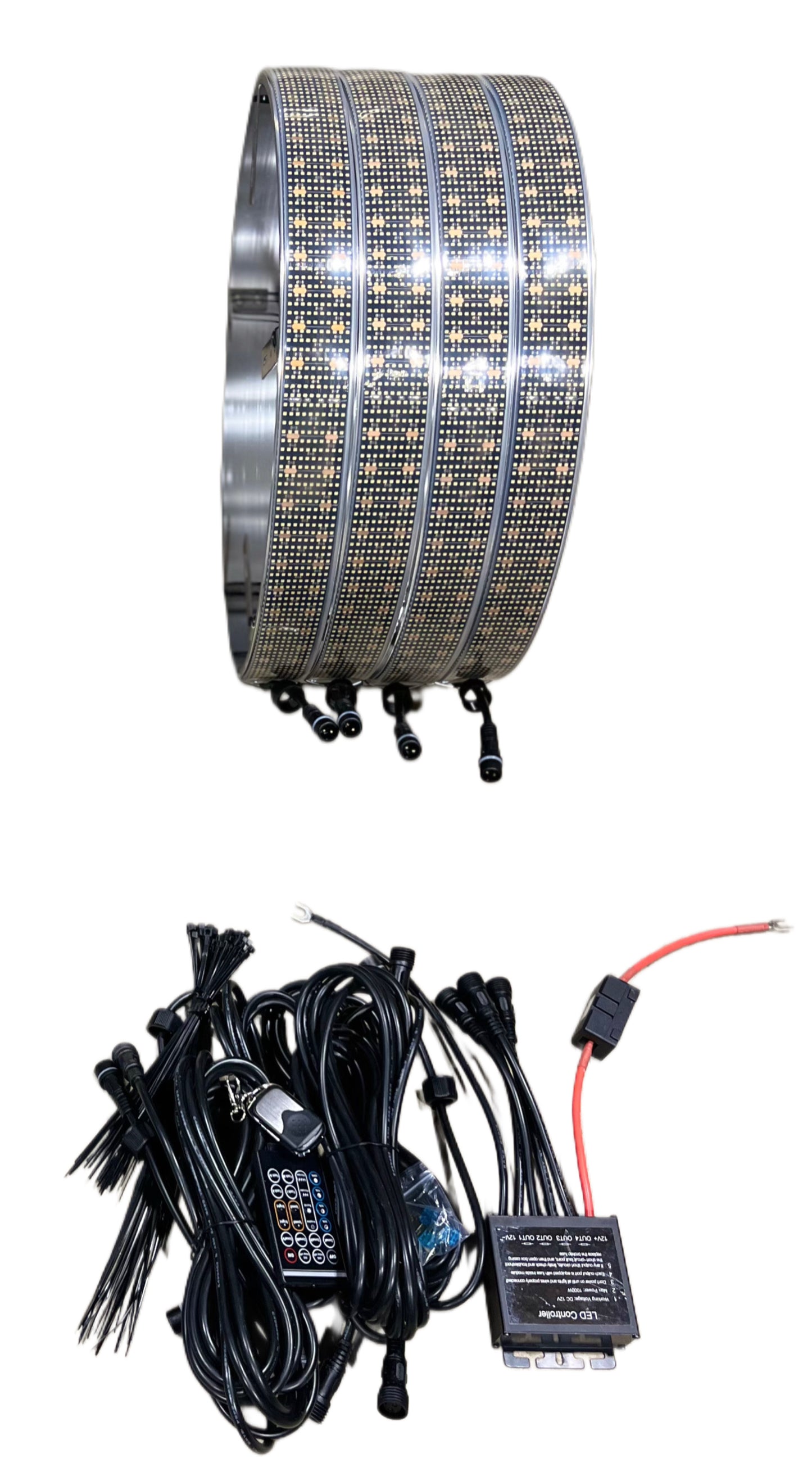 10 row plug and play wheel lights